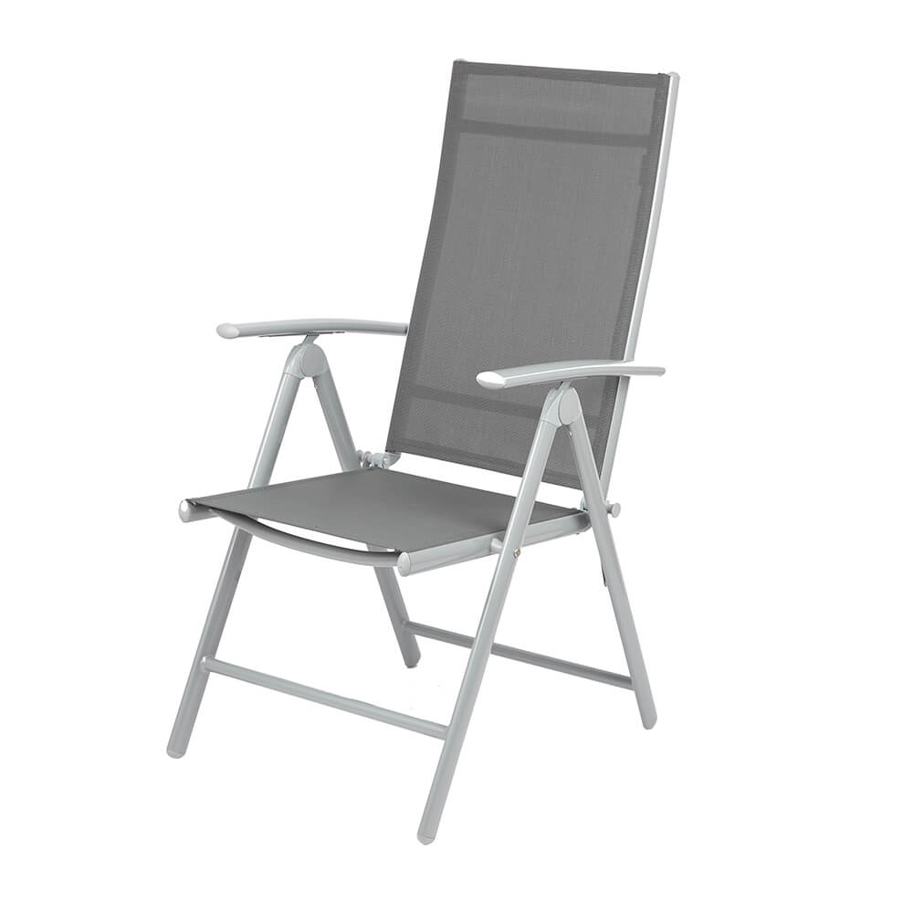 Click to view product details and reviews for Adjustable Folding Garden Dining Chair Adjustable Folding Garden Dining Chair In Grey.